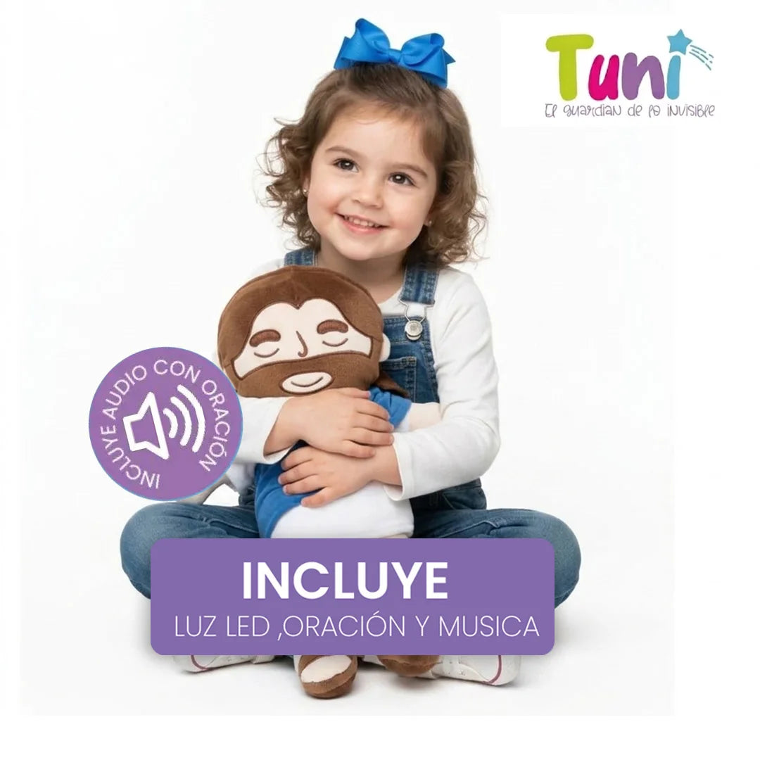 PELUCHE DE JULIETTA| INCLUYE AUDIO  Padre Nuestro y Angel de mi Guarda