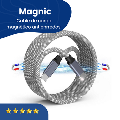 ¡EXCLUSIVO! CABLE CARGADOR ANTIENRREDOS MAGNIC