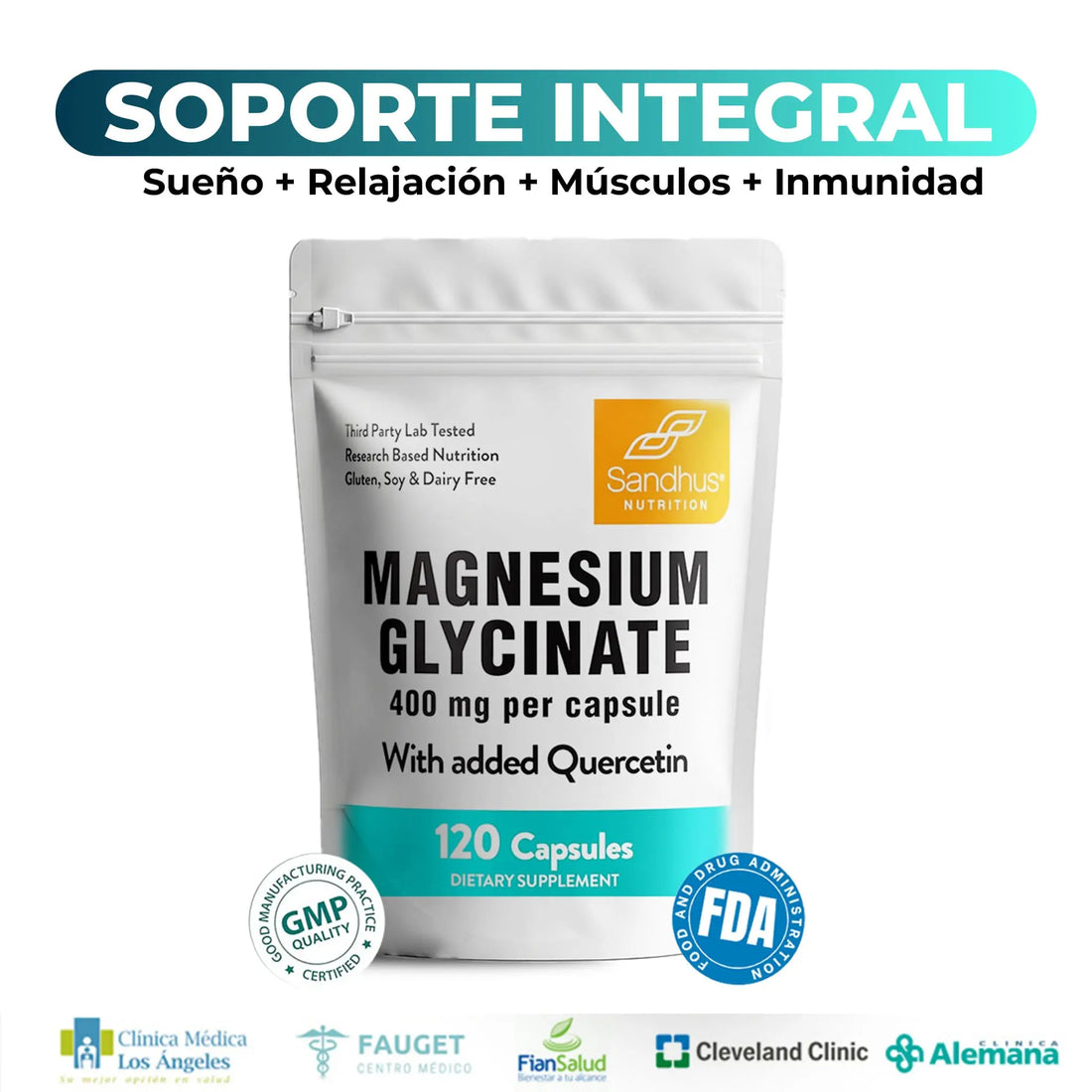 GLICINATO DE MAGNESIO – Energía, Descanso Profundo y Bienestar en Cada Cápsula