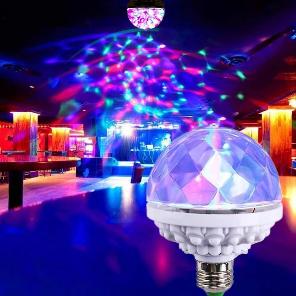 ¡LIQUIDACION! SET X 2 BOMBILLA GIRATORIA COLORFUL DISCO™️